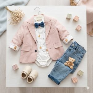 SVEČANI SET BEŽ 02 VEL. 80