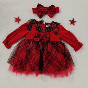 SVEČANA HALJINICA S TRAKICOM VEL. 62/68, 68/74, 80/86