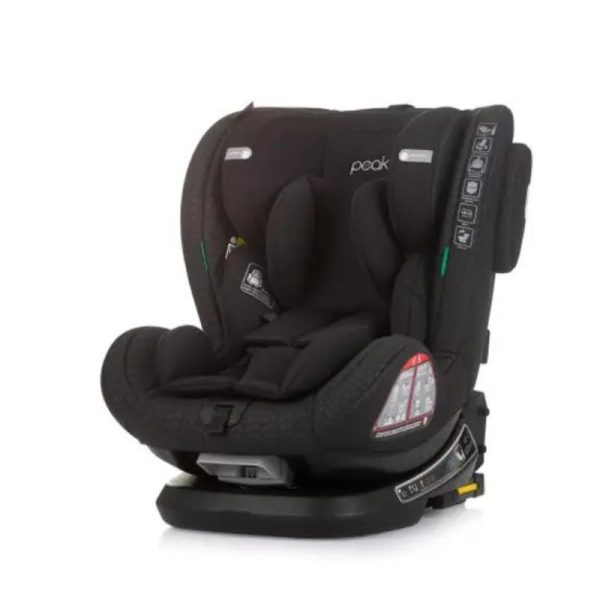 AUTOSJEDALICA CHIPOLINO PEAK 40-150 CM ISOFIX 360 OBSIDIAN
