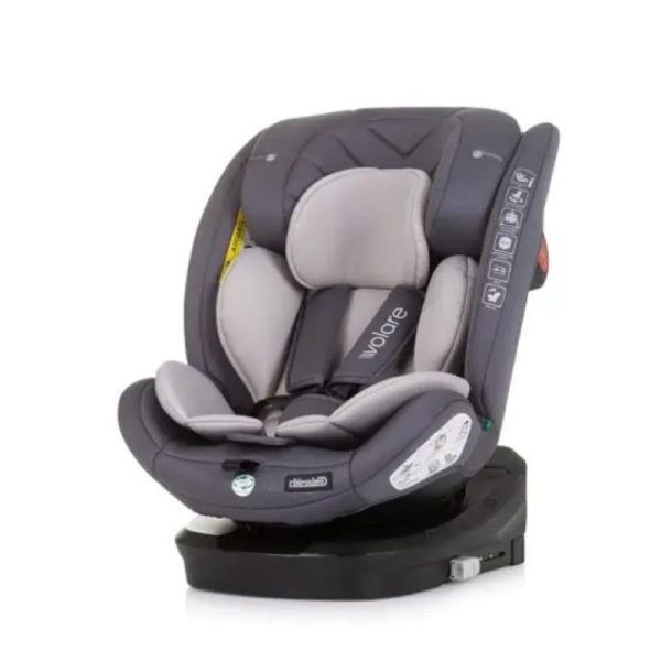 AUTOSJEDALICA CHIPOLINO VOLARE 40-150 CM ISOFIX 360 GRANITE