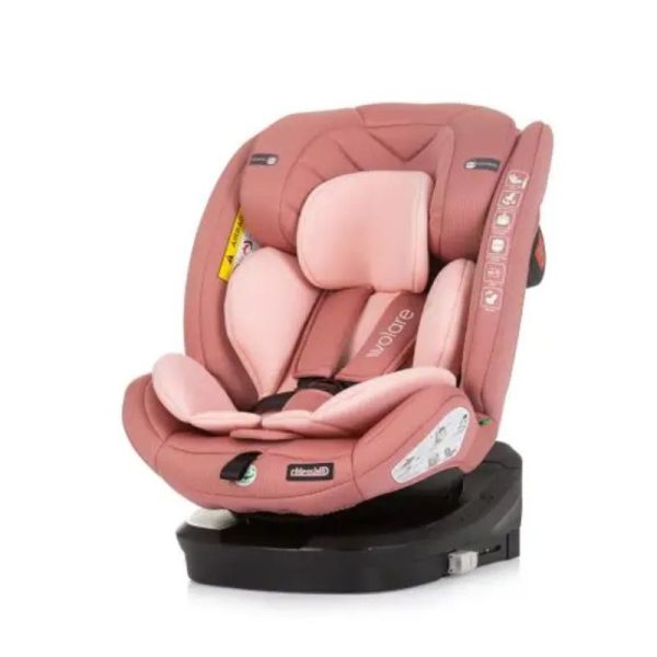AUTOSJEDALICA CHIPOLINO VOLARE 40-150 CM ISOFIX 360 FLAMINGO