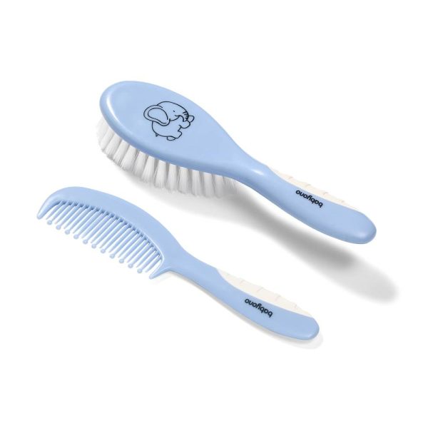 BABYONO SET ČETKA I ČEŠALJ SOFT PLAVI