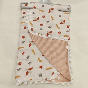 DEKICA MUSLIN FLOWERS BEŽ