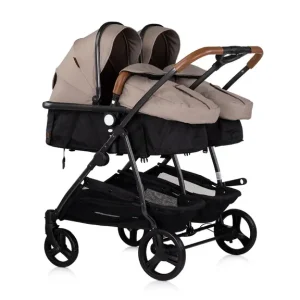 KOLICA ZA BLIZANCE ILI DVOJE DJECE CHIPOLINO DUO SMART TIRAMISU 3U1