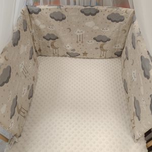 OGRADICA ZA DJEČJI KREVETIĆ OBLAČIĆI 180X35 CM