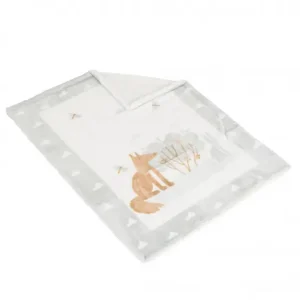 DVOSTRANA DEKICA LITTLE FRIENDS GREY 110x80 CM