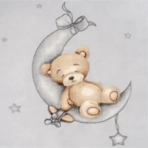 DEKICA MJESEC SIVA 110x140 CM