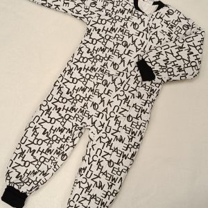 ZIMSKA VREĆA ZA SPAVANJE BIJELO CRNA VEL. 128/134