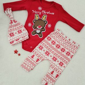 BOŽIĆNI BABY SET 3/1 VEL. 62/68, 68/74