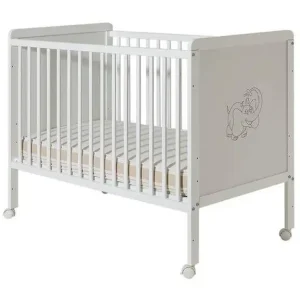 KREVETIĆ HAPPY BIJELI 120x60 CM + MADRAC