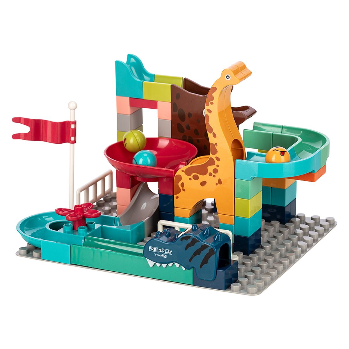 KOCKE FREE 2 PLAY STVARALAČKI SET 62 KOM