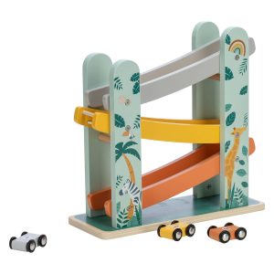 DRVENA MINI GARAŽA FREE 2 PLAY S AUTIĆIMA