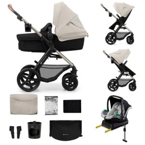 KOLICA KINDERKRAFT MOOV 2 MINK PRO MOONLIGHT GREY 4U1