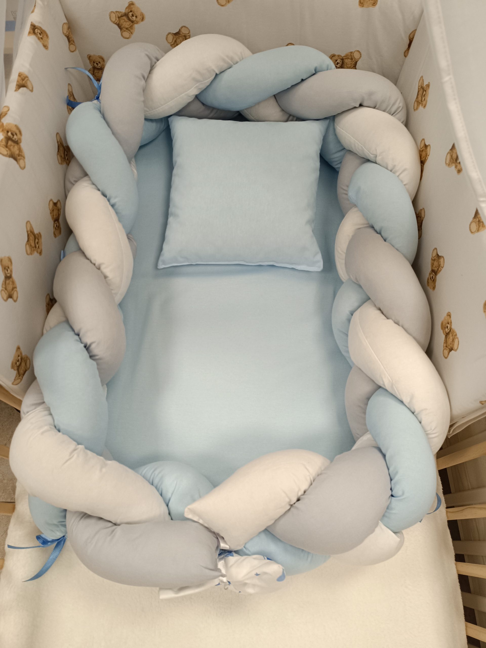 GNIJEZDO PLETENICA BLUE 2U1