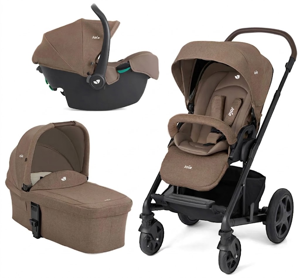 KOLICA JOIE CHROME DLX TRIO TOFFEE