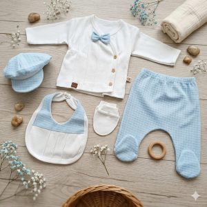 SET ZA BEBU BABY BLUE 5/1 VEL. 56
