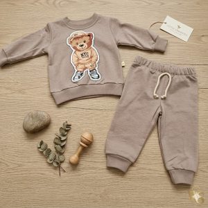 KOMPLET MEDO BEŽ VEL. 74, 80, 92