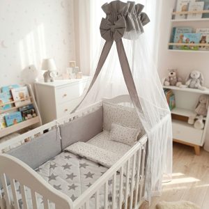 BALDAHIN ZA KREVETIĆ SIVI