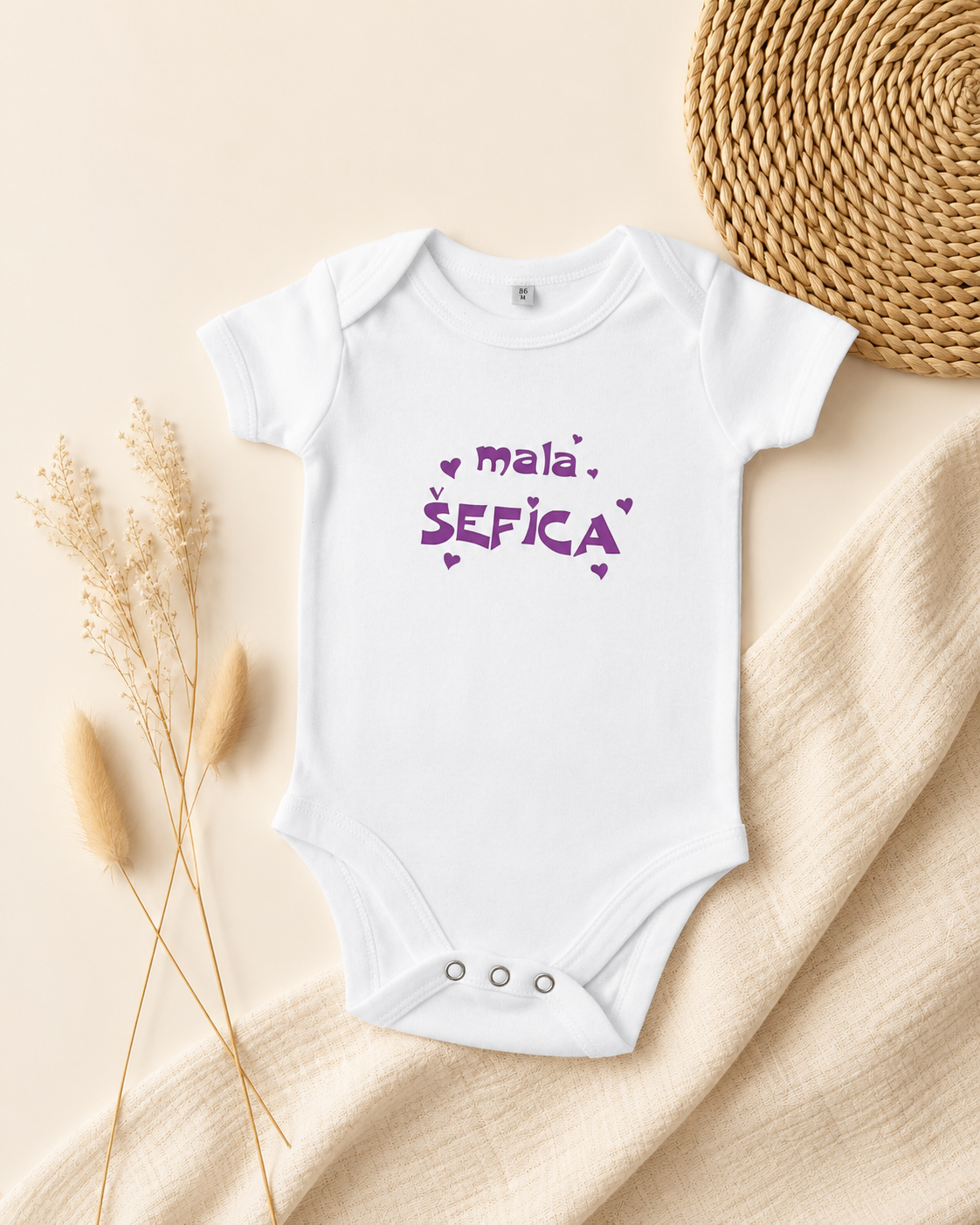 BABY BODI S NATPISOM 02 VEL. 3-6 MJESECI, 6-12 MJESECI
