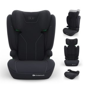 AUTOSJEDALICA KINDERKRAFT I-SPARK 2 PLUS I-SIZE 100-150 CM (15-36 KG) BLACK