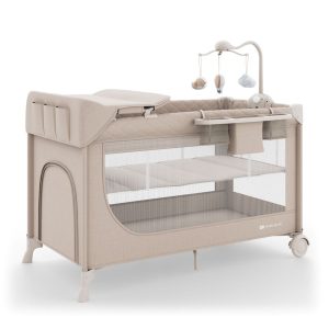 PUTNI KREVETIĆ S DODACIMA KINDEKRAFT LEODY UP BEIGE